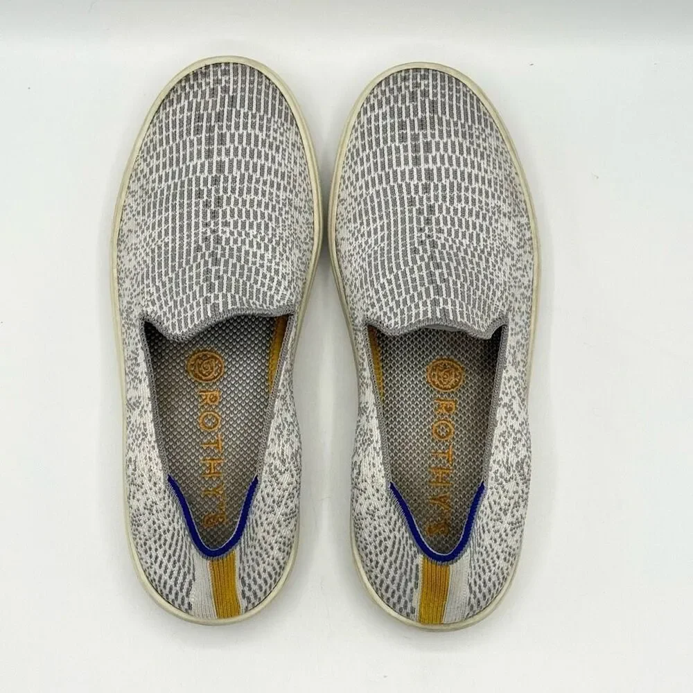 Rothy’s The Original Slip On Sneakers in Opal Python - Kids US 5